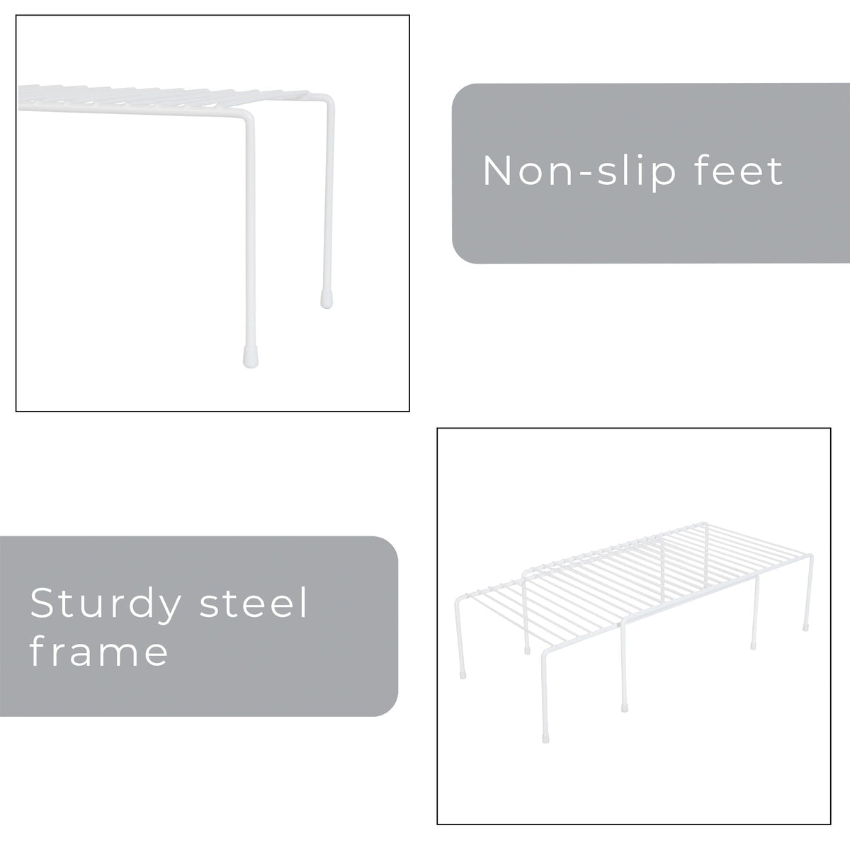 Expandable Kitchen Storage Shelf, Adjustable, Various Colors