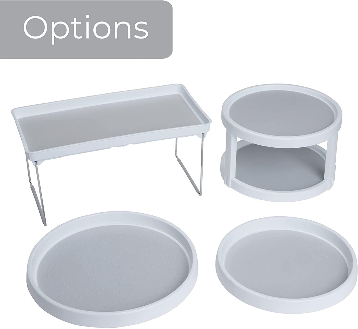 Lazy Susan Spinning Turntable Organizer - 10 Inch