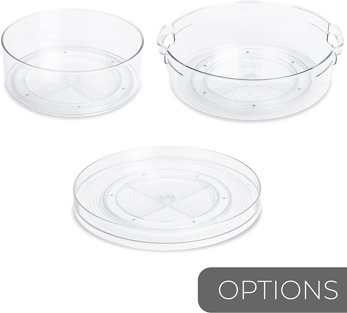 Lazy Susan Spinning Turntable Organizer - 11.5 Inch